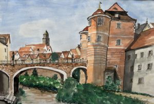 Donauwörth Aquarell